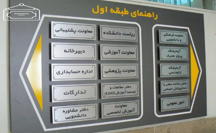 ساخت تابلو راهنما