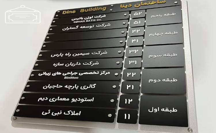 انواع تابلو راهنما